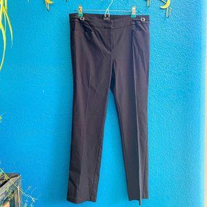 Soho Apparel Women's Black Straight-Leg Pants